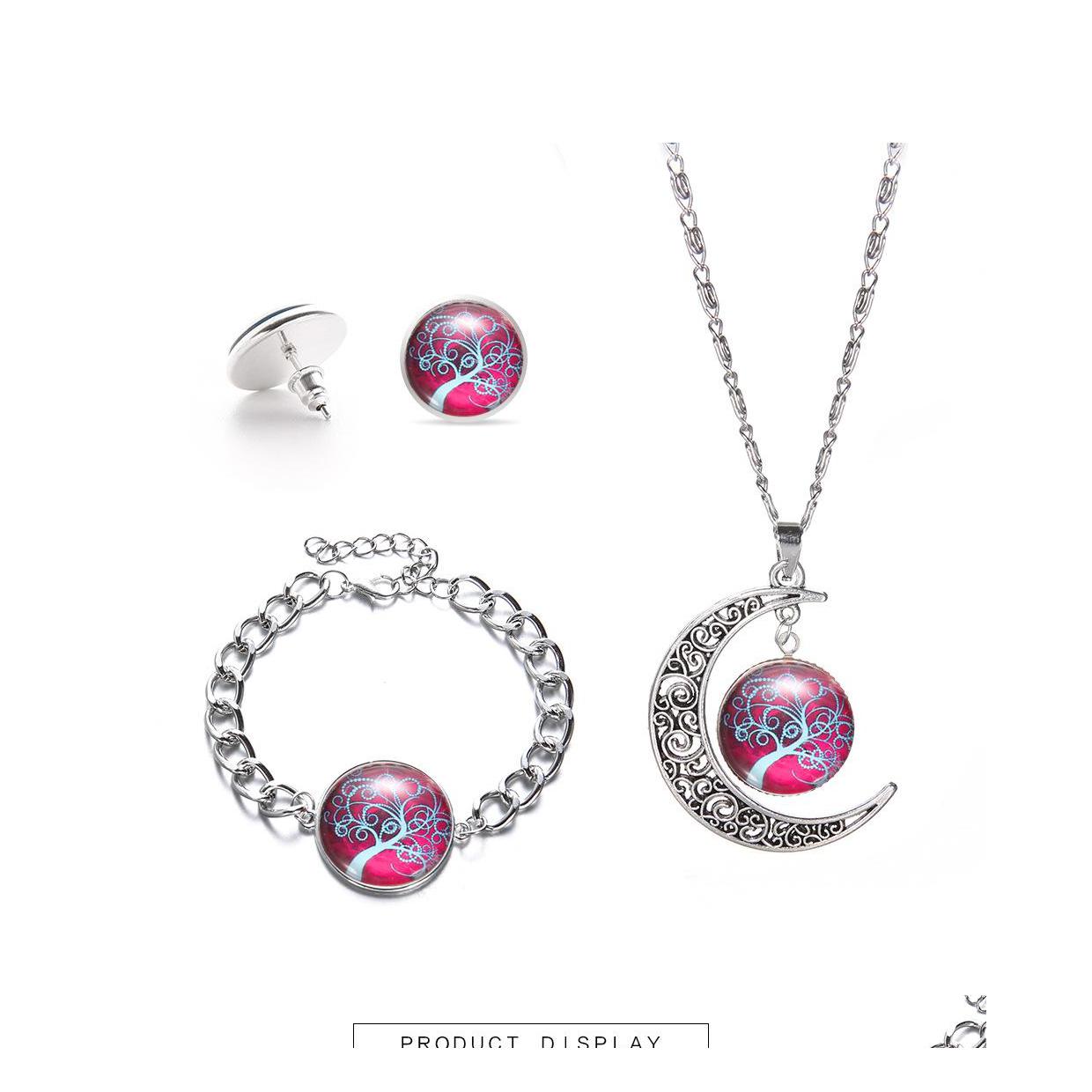 Pendant Necklaces Necklace Glass Jewelry Set Wedding Gift Earring And Bracelet Party Vipjewel Drop Delivery Pendants Dh9Ea
Pendant Necklaces Necklace Glass Jewelry Set Wedding Gift Earring And Bracelet Party Vipjewel Drop Delivery Pendants Dh9Ea