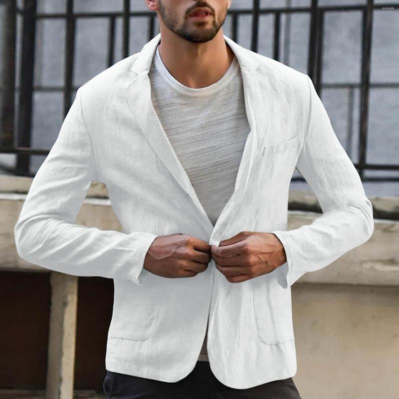 Men's Jackets 2023 Trend Mans Slim Fit Linen Blend Jacket Pocket Solid Long Sleeve Suits Blazer Outwear High Quality Casual, Black
Men's Jackets 2023 Trend Mans Slim Fit Linen Blend Jacket Pocket Solid Long Sleeve Suits Blazer Outwear High Quality Casual, Black