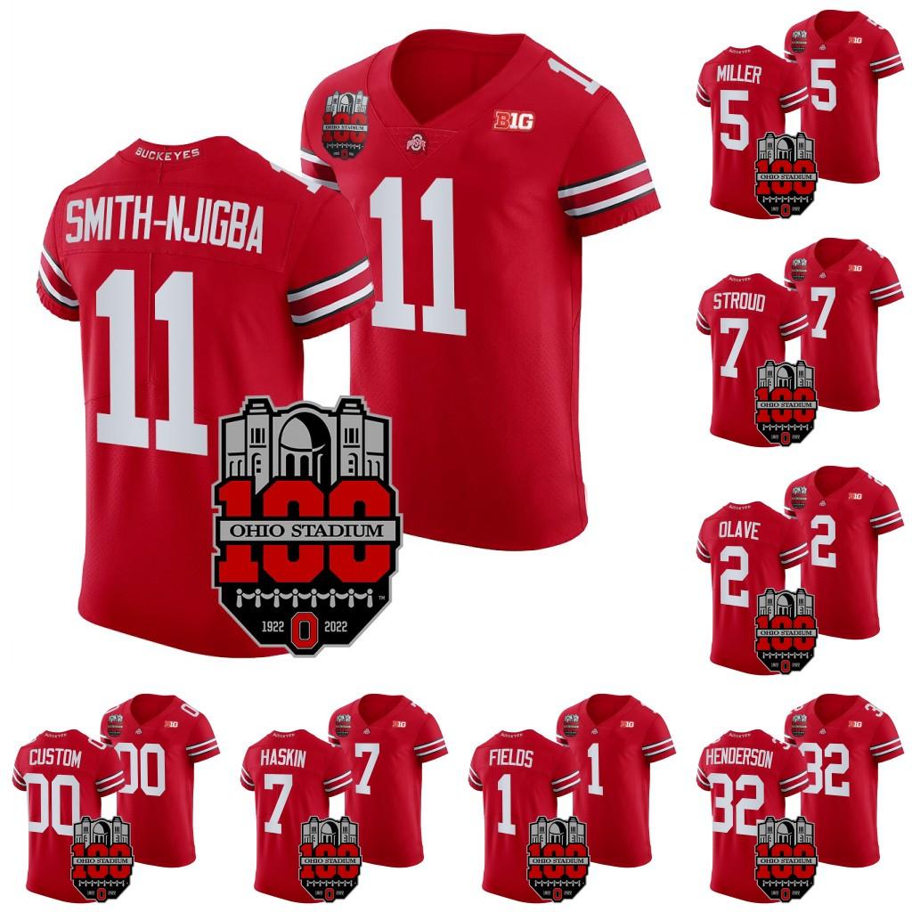 Football Jerseys Jaxon Smith-Njigba Ohio State Buckeyes 1922-2022 Elite Football 100th Year Stadium Anniversary Jersey C.J. Stroud TreVeyon Henderson Justin, Red men s-xxxl
Football Jerseys Jaxon Smith-Njigba Ohio State Buckeyes 1922-2022 Elite Football 100th Year Stadium Anniversary Jersey C.J. Stroud TreVeyon Henderson Justin, Red men s-xxxl