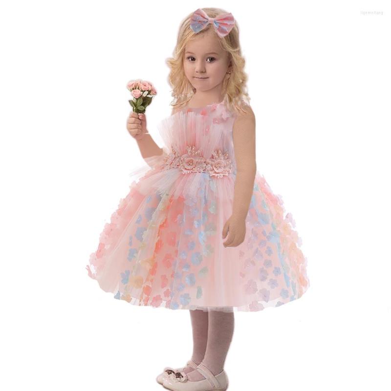 Girl Dresses 2023 Formal Party Dress For Girls 1-7 Years Knee-Length Ball Gown Pink Flower Weddings Robe Fille Mariage, Beige
Girl Dresses 2023 Formal Party Dress For Girls 1-7 Years Knee-Length Ball Gown Pink Flower Weddings Robe Fille Mariage, Beige