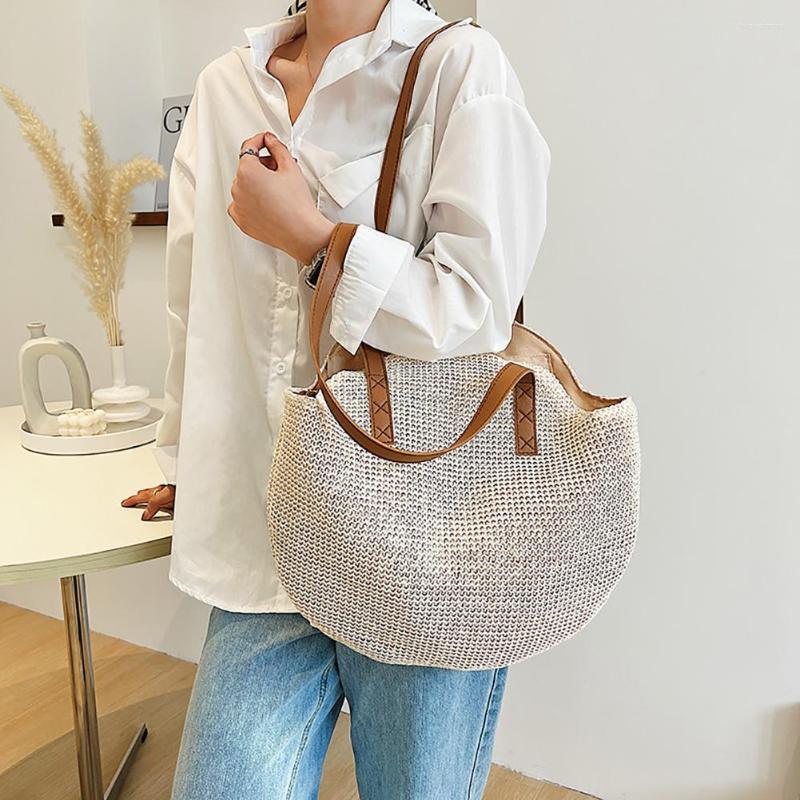 Evening Bags Straw Beach Women Handbag Handmade Woven Vintage Summer Shoulder Top-Handle, White
Evening Bags Straw Beach Women Handbag Handmade Woven Vintage Summer Shoulder Top-Handle, White
