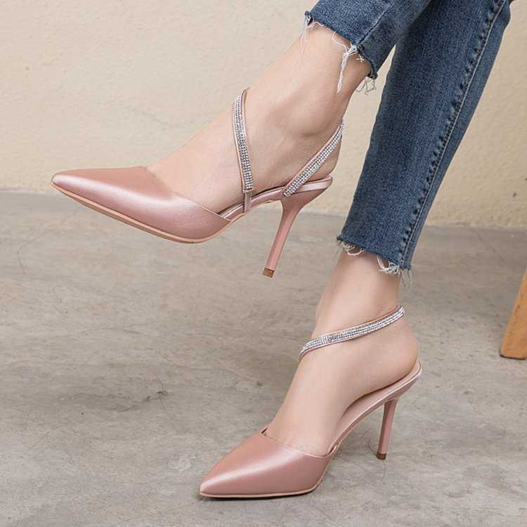 Dress Shoes MHYONS Womens Crystal Strap Pumps Fashion Thin High Heels 2020 Spring Summer Gladiator Shoes Woman Nude Slingbacks Sandals Mujer G230203, Black
Dress Shoes MHYONS Womens Crystal Strap Pumps Fashion Thin High Heels 2020 Spring Summer Gladiator Shoes Woman Nude Slingbacks Sandals Mujer G230203, Black