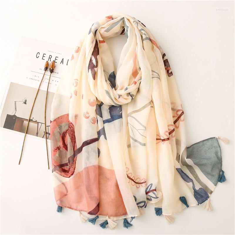 Scarves Flower Floral Print Cotton Scarf Women 2023 Arrival Thin Light Shawls Wraps Summer Sunscreen Lady Hijab
Scarves Flower Floral Print Cotton Scarf Women 2023 Arrival Thin Light Shawls Wraps Summer Sunscreen Lady Hijab