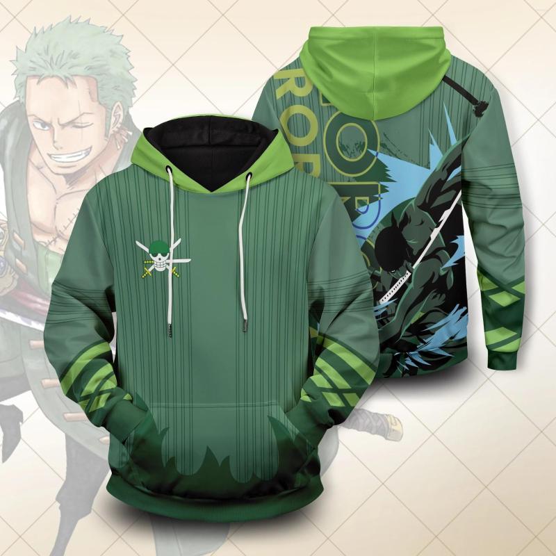 Men' Hoodies COFUN Anime One-piece Roronoa Zoro Cosplay Costume Hooed Outdoor Men Women
Men' Hoodies COFUN Anime One-piece Roronoa Zoro Cosplay Costume Hooed Outdoor Men Women
