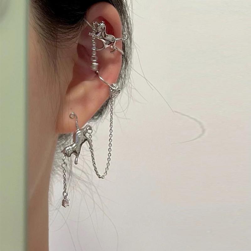 Backs Earrings Korean Vintage Without Pierced Silver Color Chain Tassel Ear Clips For Woman Girls Aesthetic Cuff Party Jewelry
Backs Earrings Korean Vintage Without Pierced Silver Color Chain Tassel Ear Clips For Woman Girls Aesthetic Cuff Party Jewelry