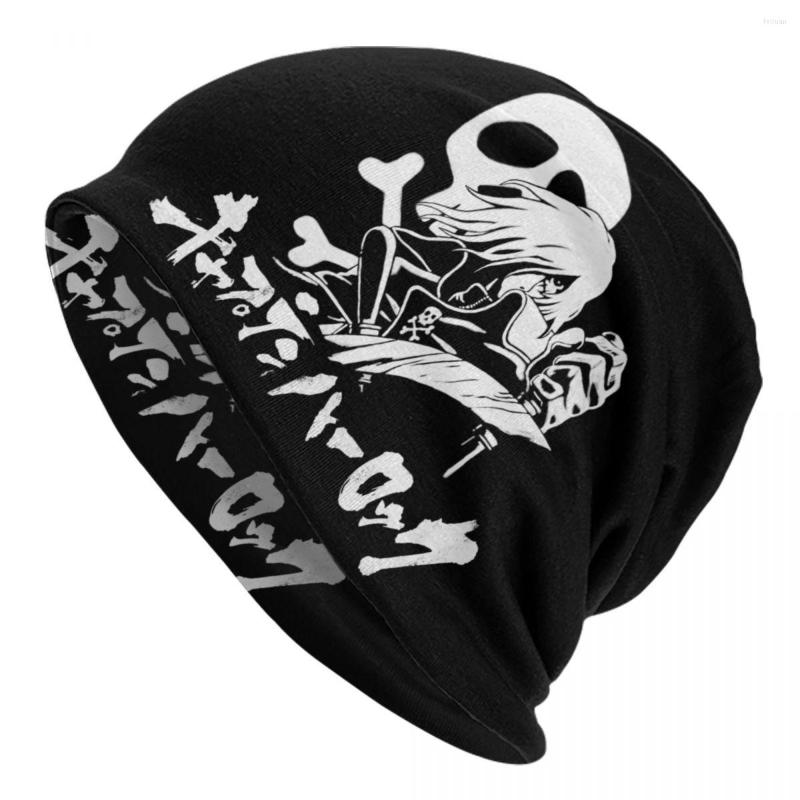 Berets Cool Space Pirate Captain Harlock Skull Bonnet Hat Knit Hats Men Women Hip Hop Unisex Winter Warm Skullies Beanies Caps
Berets Cool Space Pirate Captain Harlock Skull Bonnet Hat Knit Hats Men Women Hip Hop Unisex Winter Warm Skullies Beanies Caps