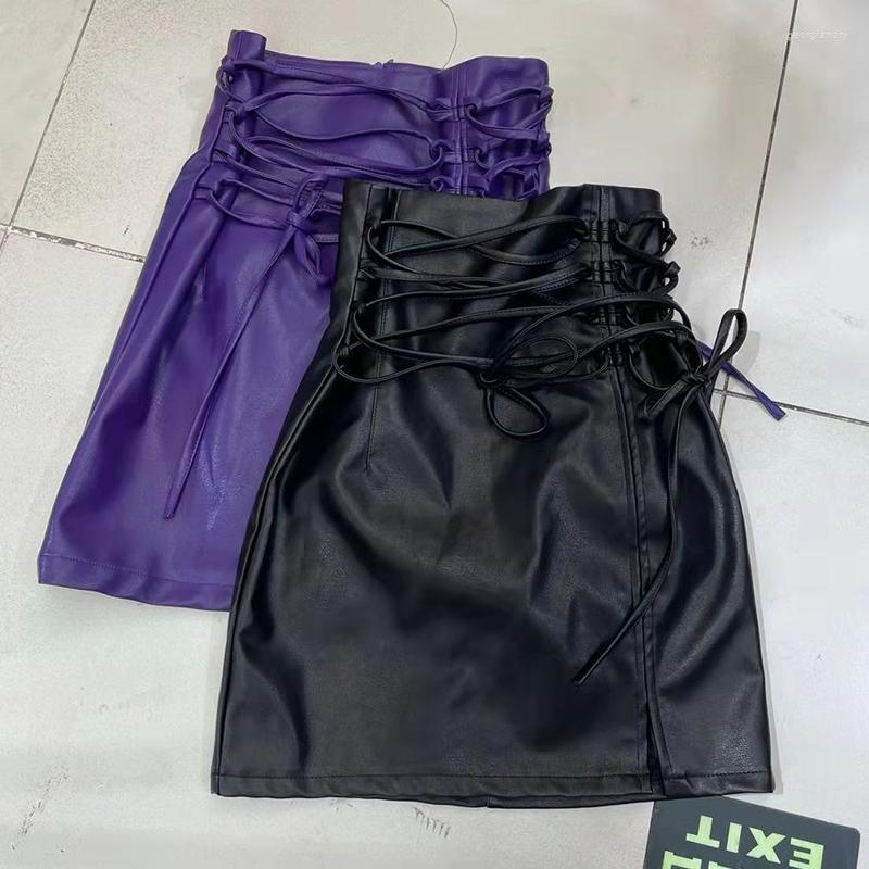 Skirts Women' Leather Skirt 2023 Spring Fashion PU Tethered High Waist A-line, Black
Skirts Women' Leather Skirt 2023 Spring Fashion PU Tethered High Waist A-line, Black