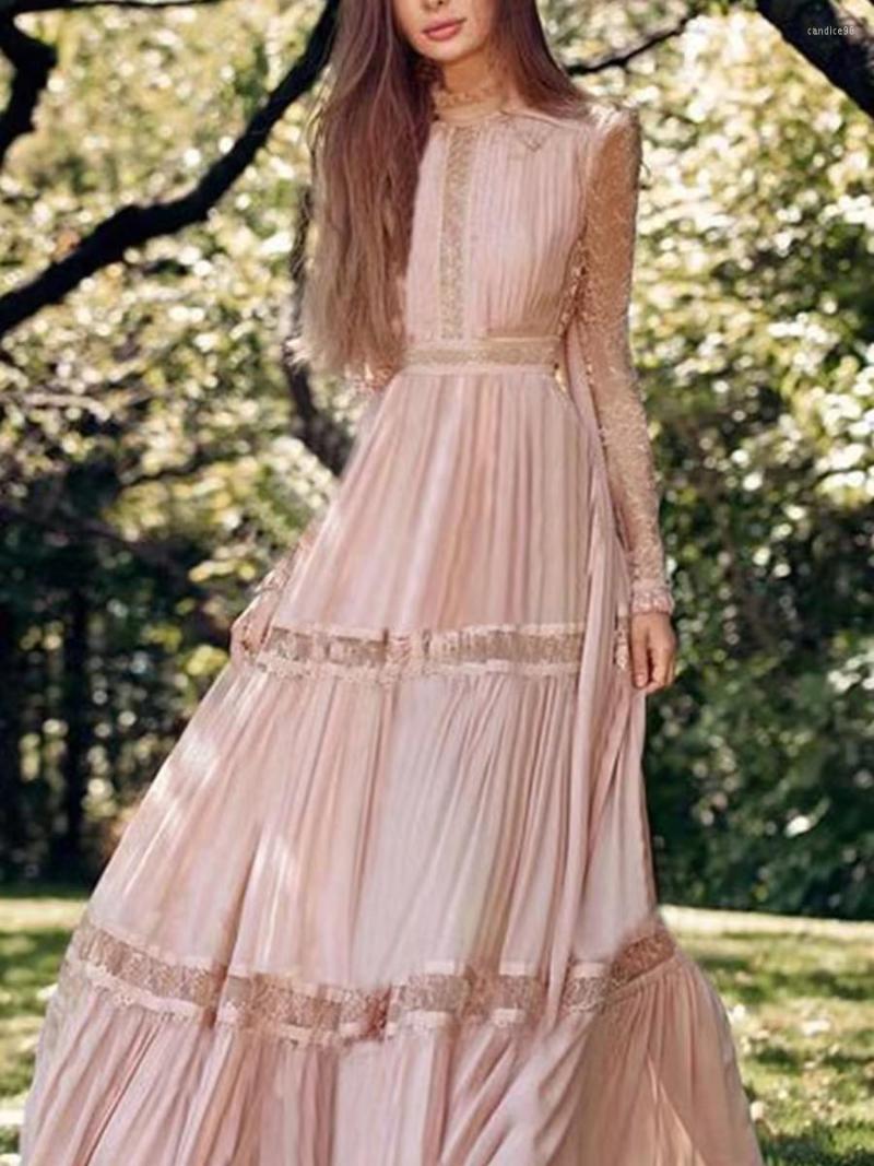 Casual Dresses Style 2023 Autumn Women Sexy Transparent Patchwork Lace Dress Long Sleeve Fashion Zipper Big Swing Pink Stunning Maxi, Picture shown
Casual Dresses Style 2023 Autumn Women Sexy Transparent Patchwork Lace Dress Long Sleeve Fashion Zipper Big Swing Pink Stunning Maxi, Picture shown