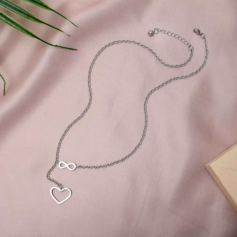 Pendant Necklaces Fashion Titanium Steel Love Number 8 Necklace Is Used For Wholesale Of Women Simple Geometric Luxury Jewelry
Pendant Necklaces Fashion Titanium Steel Love Number 8 Necklace Is Used For Wholesale Of Women Simple Geometric Luxury Jewelry