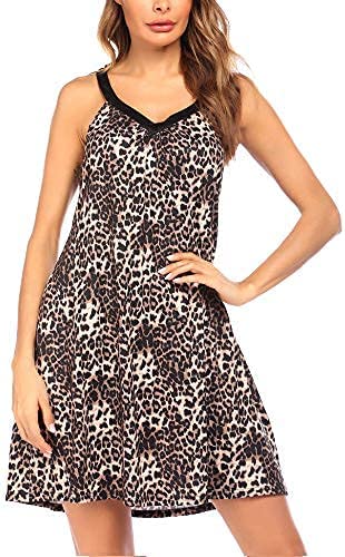Ekouaer Nightgown Womens Sleeveless Sleepwear V Neck Racerback Sleep Dress S-XXL, Purple
Ekouaer Nightgown Womens Sleeveless Sleepwear V Neck Racerback Sleep Dress S-XXL, Purple