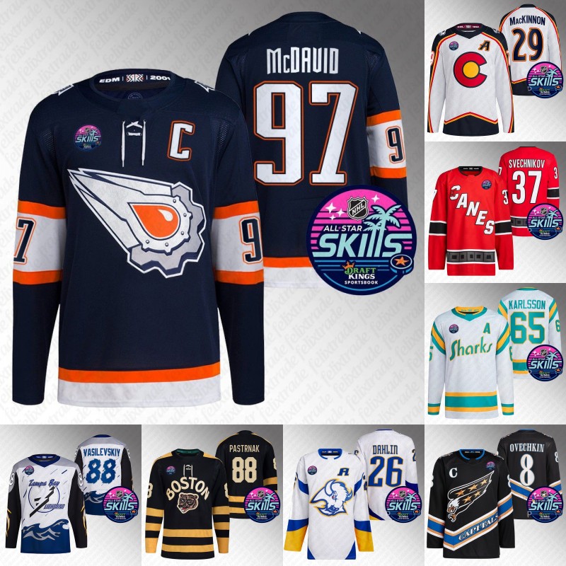 2023 All-Star Skills jersey Alex Ovechkin Seth Jones Johnny Gaudreau Rasmus Dahlin Nathan MacKinnon Connor McDavid David Pastrnak Andrei Vasilevskiy Seth Jones, 37 andrei svechnikov
2023 All-Star Skills jersey Alex Ovechkin Seth Jones Johnny Gaudreau Rasmus Dahlin Nathan MacKinnon Connor McDavid David Pastrnak Andrei Vasilevskiy Seth Jones, 37 andrei svechnikov