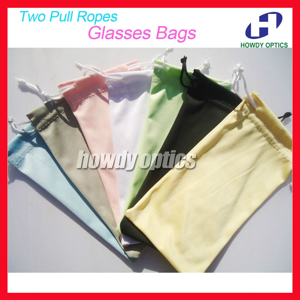 Sunglasses Cases 50pcs Quality 100% Polyester 175gsm microfiber Two Pull Ropes 7 Colors Sunglass Eyewear Glass Cloth Bag Pouch eyeglasses bags 230204
Sunglasses Cases 50pcs Quality 100% Polyester 175gsm microfiber Two Pull Ropes 7 Colors Sunglass Eyewear Glass Cloth Bag Pouch eyeglasses bags 230204