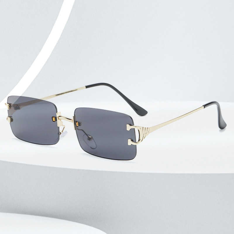 Outdoor Eyewear Rectangular rimless 2022 new fashion glasses men's and women's selfie plain face personalized Sunglasses
Outdoor Eyewear Rectangular rimless 2022 new fashion glasses men's and women's selfie plain face personalized Sunglasses