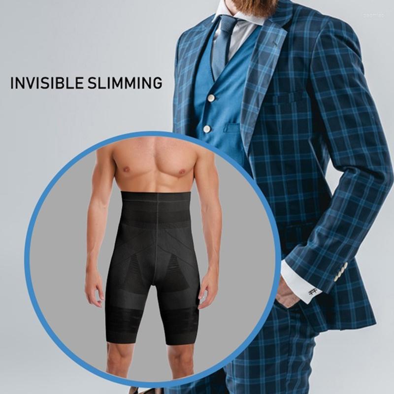 Men's Body Shapers Mens Underwear Compression Pants Waist Trainer Belly Control Slimming Shapewear Seamless Boxer Briefs High Boxersh