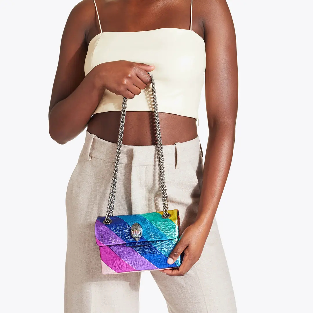 Kurt Geiger London Mini Kensington Cross Body Bags Rainbow Shoulder Handbags Real Leather with Small Flap Bag and Shopping Bags RIK0
Kurt Geiger London Mini Kensington Cross Body Bags Rainbow Shoulder Handbags Real Leather with Small Flap Bag and Shopping Bags RIK0