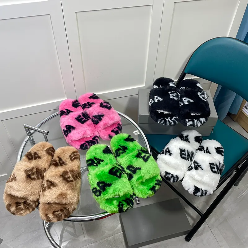 Designer Luxury Womens Slippers Ladies Winter Wool Slides Fur Fluffy Furry Warm letters Sandals Comfortable Fuzzy Girl Flip Flop Slipper
Designer Luxury Womens Slippers Ladies Winter Wool Slides Fur Fluffy Furry Warm letters Sandals Comfortable Fuzzy Girl Flip Flop Slipper