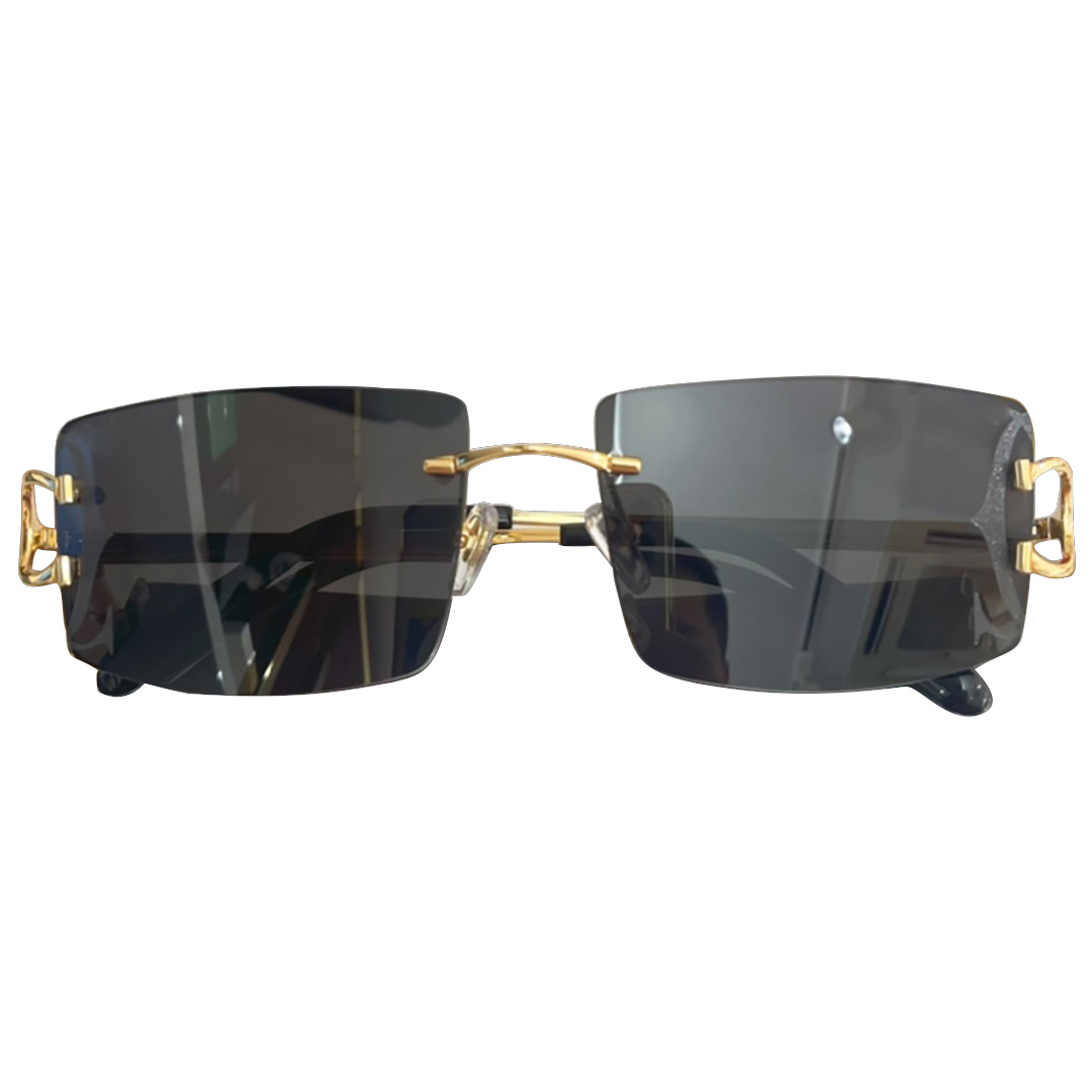 CART's new fashion frameless black metal men's sunglasses have a delicate touch and do not fade 3.0 high-definition anti-ultraviolet women's pink sunglasses
CART's new fashion frameless black metal men's sunglasses have a delicate touch and do not fade 3.0 high-definition anti-ultraviolet women's pink sunglasses
