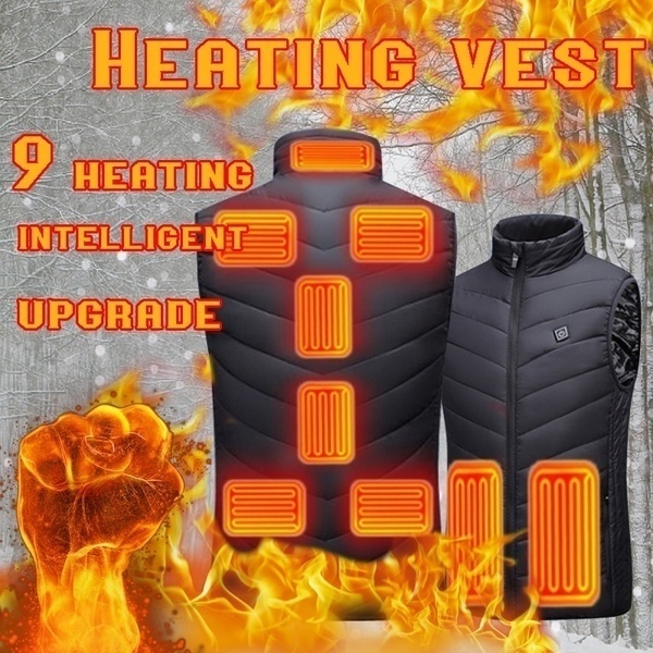 Unisex Best Quality Unisex Winter Intelligent Electric Battery Heated Heating Vest Warm Up Zipper Sleeveless Jacket Wind Resistant Vests, Black
Unisex Best Quality Unisex Winter Intelligent Electric Battery Heated Heating Vest Warm Up Zipper Sleeveless Jacket Wind Resistant Vests, Black