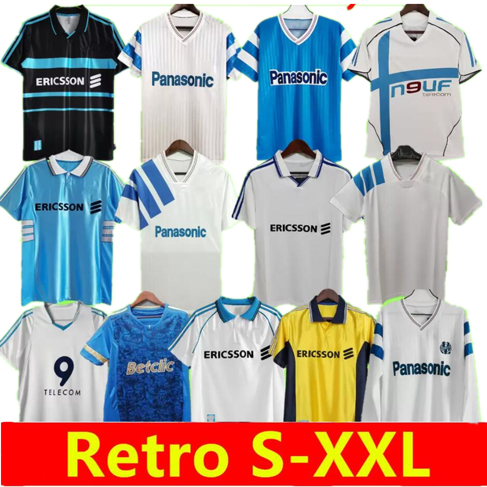Maillot de foot Marseilles retro soccer jerseys 1990 1991 1992 1993 1998 1999 2000 2003 2004 2005 2006 2011 2012 PIRES vintage Football Shirt 90 91 92 93 98 99 00 03 04 05 06