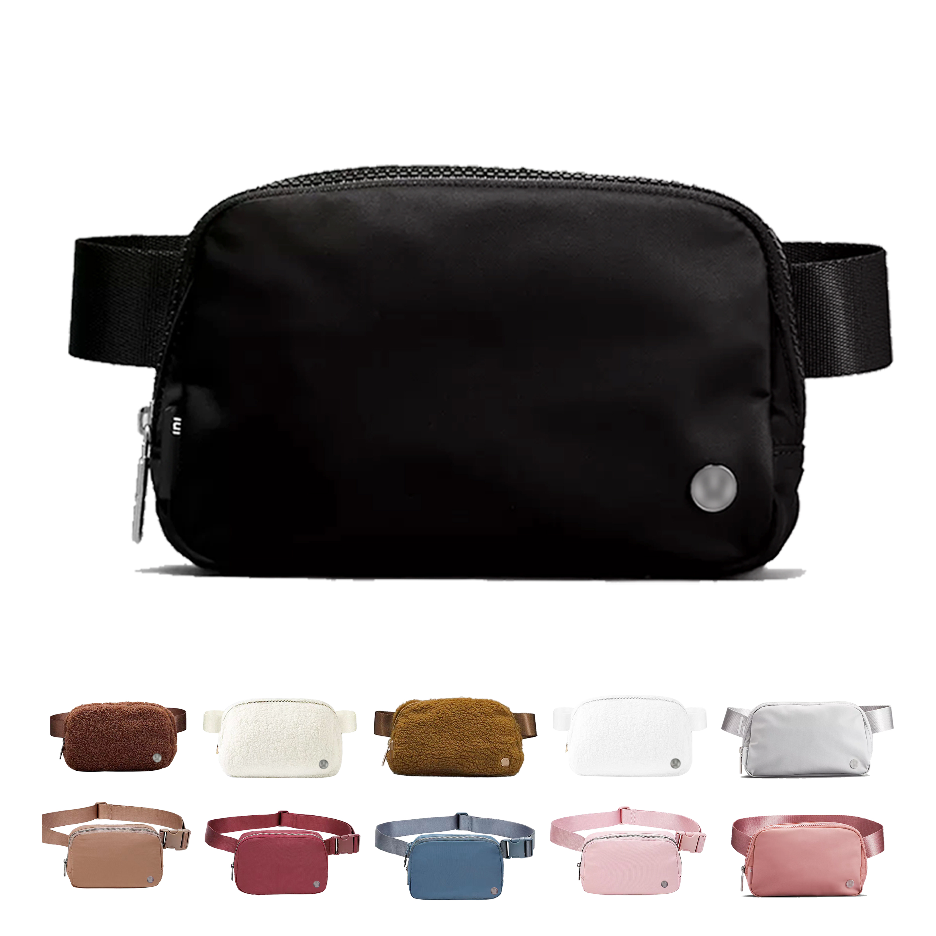 lu Classic Luxury everywhere lulul belt Bag Waist Bags Designer bumbag Women's mens Nylon Fleece bum chest sports yoga bag Shoulder handbag Crossbody fashion Wallet