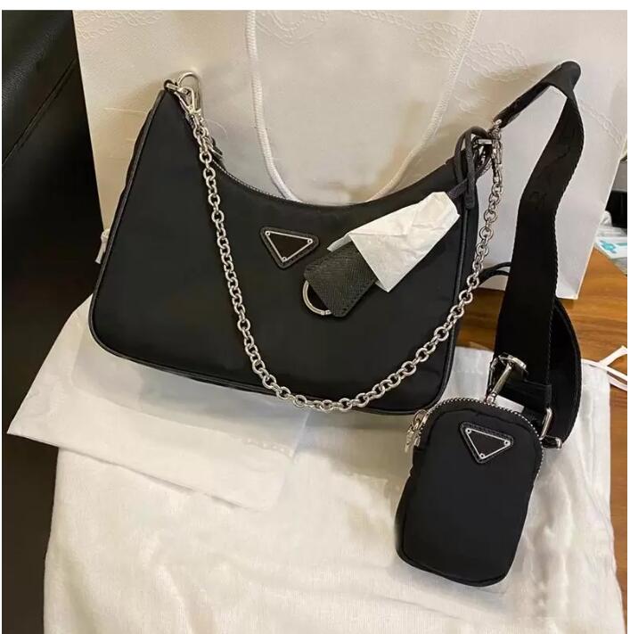 Luxury designer handbag nylon messenger bag classic three-piece suit ladies underarm shoulder wallet fashion tote, Pink
Luxury designer handbag nylon messenger bag classic three-piece suit ladies underarm shoulder wallet fashion tote, Pink