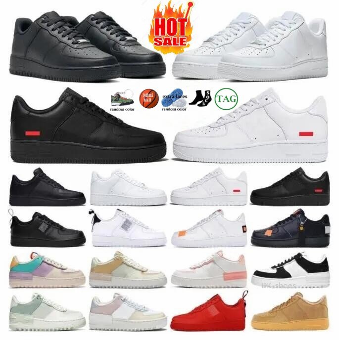 Designer Af1 1 Men Women One Casual Shoes Platform Sneakers Triple White Black Pale Ivory Spruce Aura Glacier Washed Coral Sunset Pulse Pink Mens Outdoor Trainers
Designer Af1 1 Men Women One Casual Shoes Platform Sneakers Triple White Black Pale Ivory Spruce Aura Glacier Washed Coral Sunset Pulse Pink Mens Outdoor Trainers