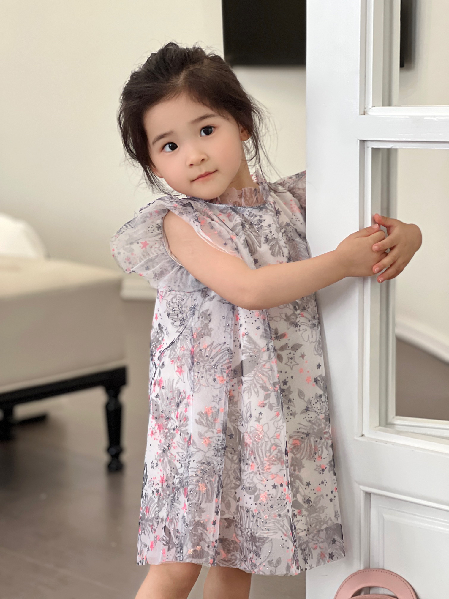 summer stars stylr dresses for girls clothing sequined lace girl dress children birthday party clothes