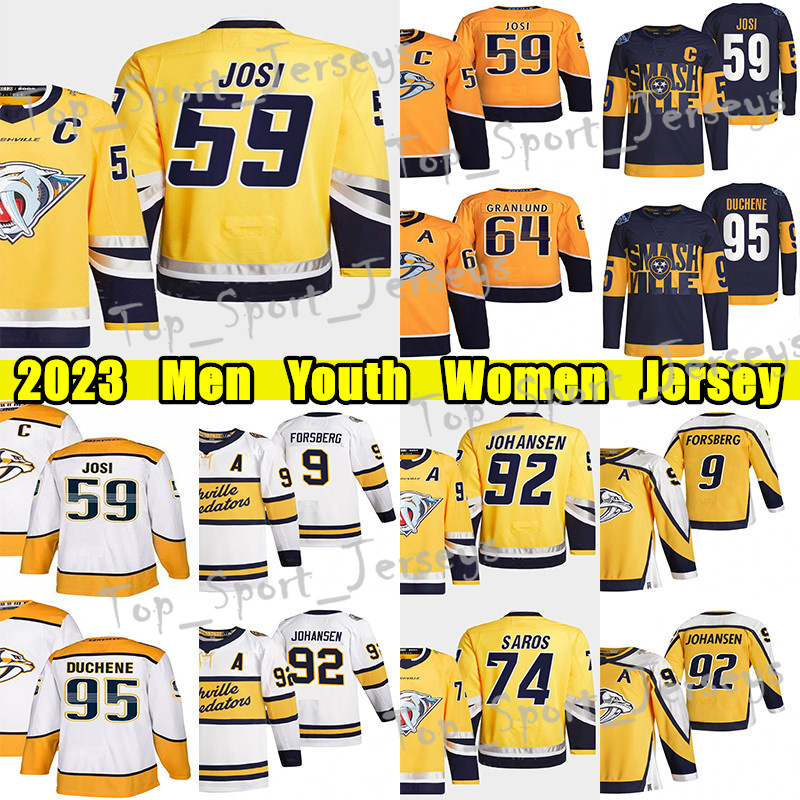 #59 Roman Josi Reverse Retro hockey jersey #9 Filip Forsberg #92 Ryan Johansen Juuse Saros Ryan McDonagh Matt Duchene Mikael Granlund Mattias Ekholm jerseys, White women
#59 Roman Josi Reverse Retro hockey jersey #9 Filip Forsberg #92 Ryan Johansen Juuse Saros Ryan McDonagh Matt Duchene Mikael Granlund Mattias Ekholm jerseys, White women