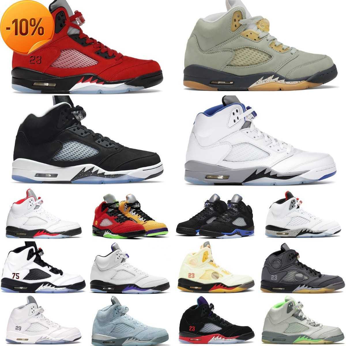 NEW 5s Raging Red Mens Basketball Shoes Jumpman 5 mens sneakers University Blue Hyper Royal Alternate Grape OG Black Metallic Men Trainers Outdoor Sports 40-47, Bubble column
NEW 5s Raging Red Mens Basketball Shoes Jumpman 5 mens sneakers University Blue Hyper Royal Alternate Grape OG Black Metallic Men Trainers Outdoor Sports 40-47, Bubble column