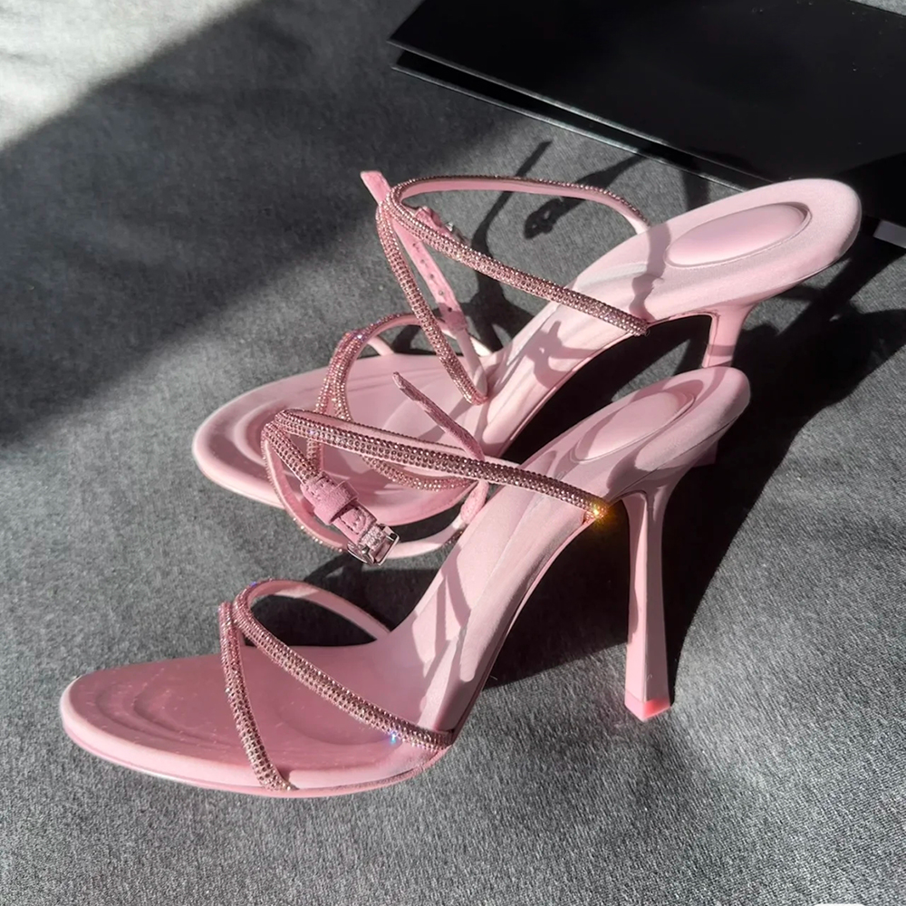 high heeled sandals for womens 10.5cm Satin Fashion Dress shoes Crystal Embellished rhinestone Evening shoe stiletto Heel Pink Ankle band Wedding Designers sandal, White 10.5cm
high heeled sandals for womens 10.5cm Satin Fashion Dress shoes Crystal Embellished rhinestone Evening shoe stiletto Heel Pink Ankle band Wedding Designers sandal, White 10.5cm