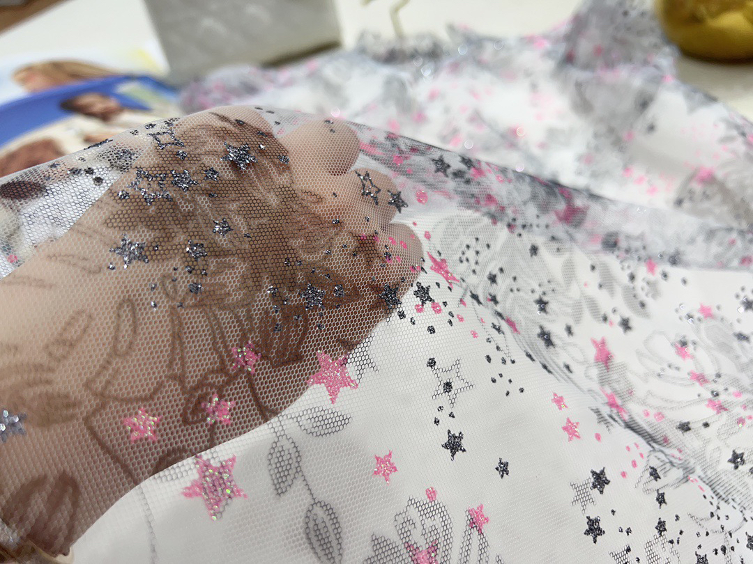 summer stars stylr dresses for girls clothing sequined lace girl dress children birthday party clothes