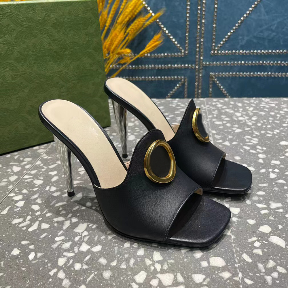 Stiletto sandals mules Decoration buckle metallic heel slippers 10cm 7cm summer Heels slip-on open toe fashion Women's Luxury Designers, Whitec 10cm
Stiletto sandals mules Decoration buckle metallic heel slippers 10cm 7cm summer Heels slip-on open toe fashion Women's Luxury Designers, Whitec 10cm