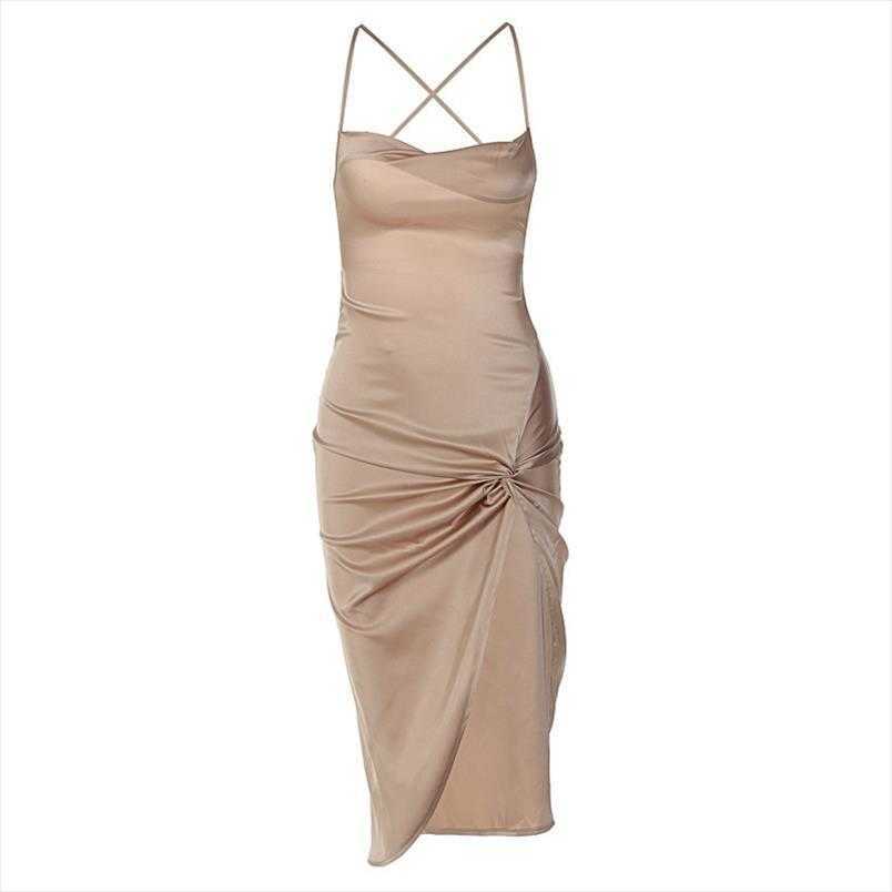 Womens Autumn Fashion Dress Sexy Backless Lace Up Slim Fit Split Wholesale