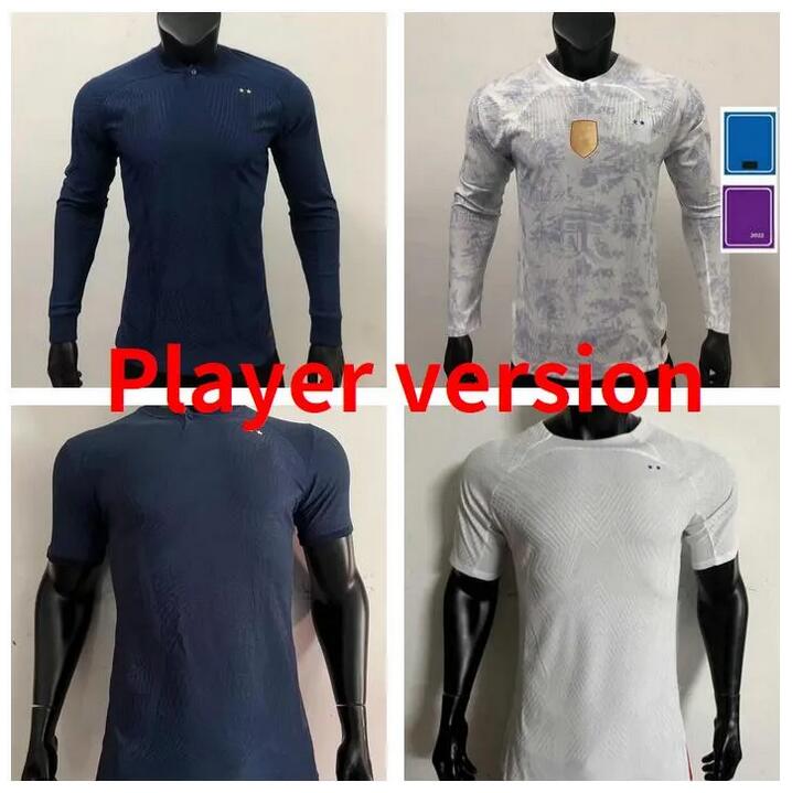 Player version 2022 French soccer jerseys KANTE GRIEZMANN MBAPPE POGBA shirt Maillot de football ZIDANE GIROUD MATUIDI Kimpembe homme enfants man BENZEMA, 22/23
Player version 2022 French soccer jerseys KANTE GRIEZMANN MBAPPE POGBA shirt Maillot de football ZIDANE GIROUD MATUIDI Kimpembe homme enfants man BENZEMA, 22/23