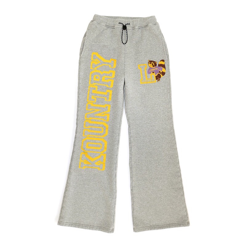 Kapital Kountry Pants Straight Trousers Flare Sweatpants Men's Sweat Women Joggers Overalls Mens Streetwear Sportswear Pant PLJL