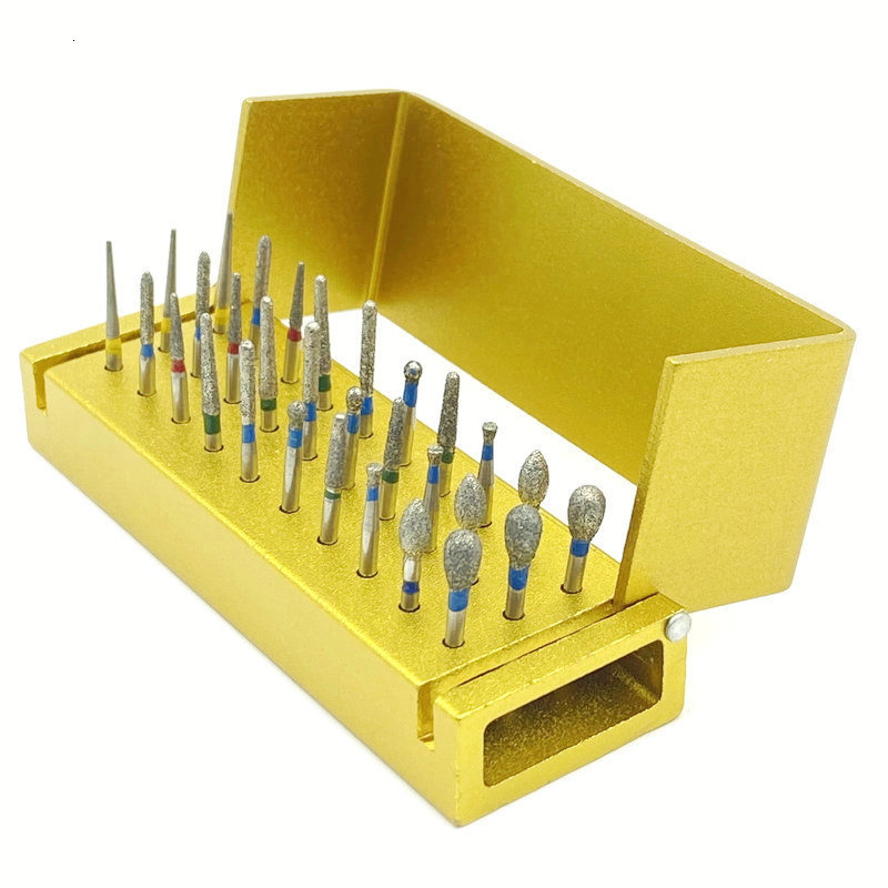 Other Oral Hygiene 30pcs Dental Diamond Burs Drill Disinfection Block High Speed Handpiece burs Holder Alumimum Instrument Teeth Whitening Tool 230206
Other Oral Hygiene 30pcs Dental Diamond Burs Drill Disinfection Block High Speed Handpiece burs Holder Alumimum Instrument Teeth Whitening Tool 230206