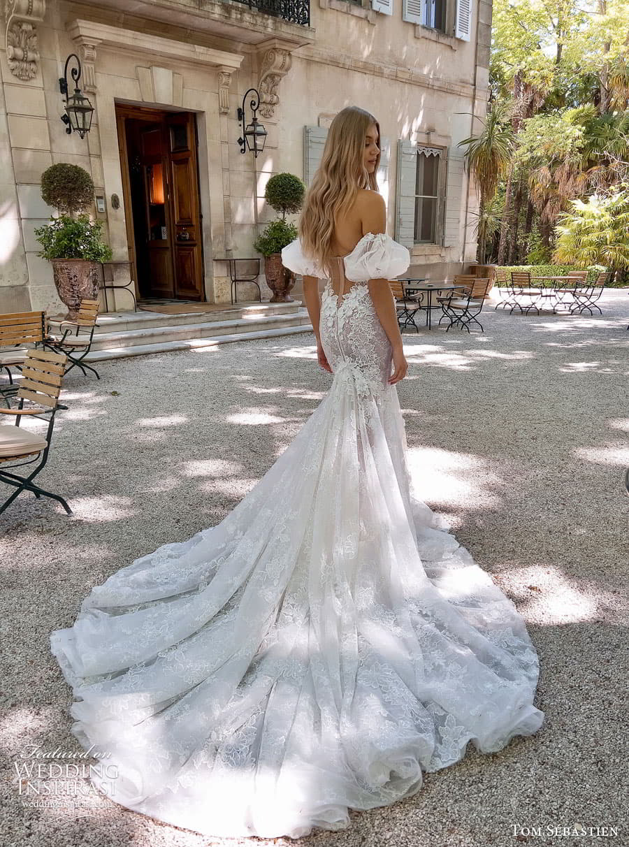 Sexy Lace Mermaid Wedding Dresses Off The Shoulder Sleeveless Elegant Bridal Gown Boho Country Berta 2023 Backless Vestido De Novia