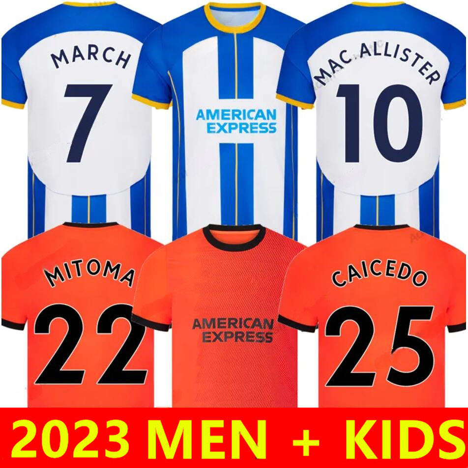 CAICEDO ALLISTER soccer jerseys 2023 WEBSTER TROSSARD MARCH ALZATE MITOMA 22/23 home away football shirt, 22-23 away+epl
CAICEDO ALLISTER soccer jerseys 2023 WEBSTER TROSSARD MARCH ALZATE MITOMA 22/23 home away football shirt, 22-23 away+epl