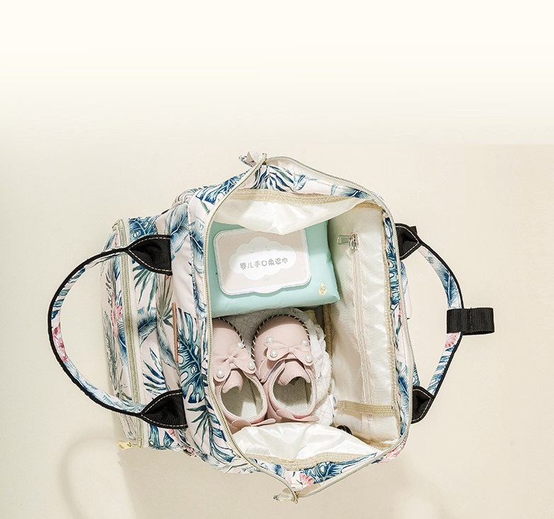 HBP Mummy Backpack Portable Multifunction Cute Travel Backpack for Woman Large Unisex Baby Bags Waterproof with Diaper Pouch Washable Pad Pacifier Cas