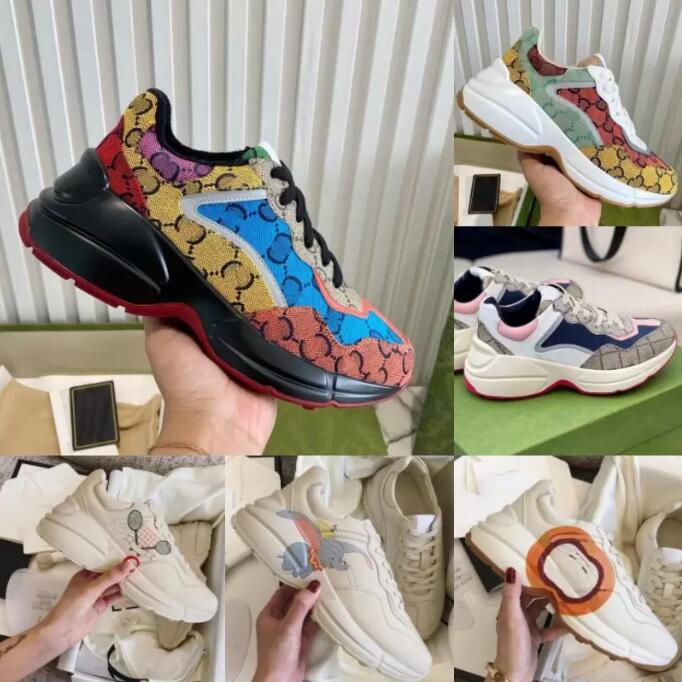 Designer shoes Rhyton Sneakers fashion Beige Men Trainers Vintage Luxury Chaussures Ladies Shoe Designers Sneakes with box, Color 21
Designer shoes Rhyton Sneakers fashion Beige Men Trainers Vintage Luxury Chaussures Ladies Shoe Designers Sneakes with box, Color 21