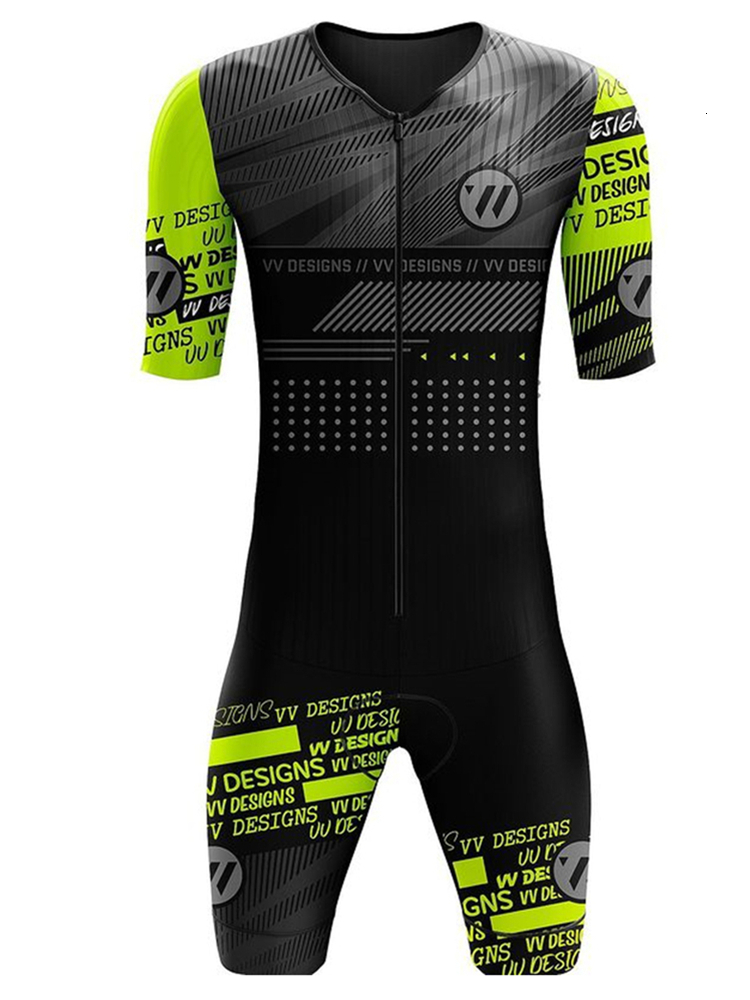 Cycling Jersey Sets Vvsports men cycling jersey triathlon clothing tri suit skinsuit conjunto ropa ciclismo hombre bike body sport swim run jumpsuit 2