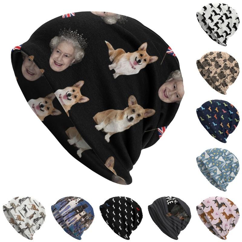 Berets Queen Elizabeth And Corgis Pattern Bonnet Homme Fashion Knitting Skullies Beanies Cap Men Women Winter Warm Slouchy Beanie Hats
Berets Queen Elizabeth And Corgis Pattern Bonnet Homme Fashion Knitting Skullies Beanies Cap Men Women Winter Warm Slouchy Beanie Hats