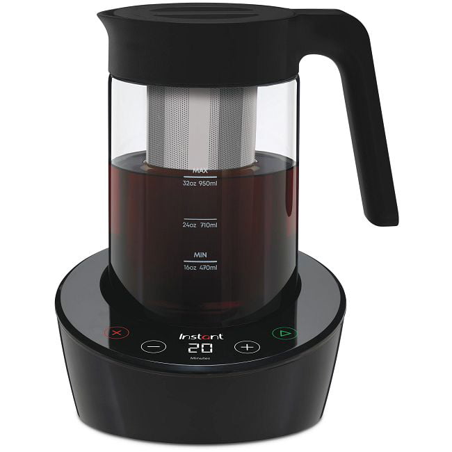 Instant Cold Brew Electric Coffee Maker for Coffee and Tea 32 oz Dishwasher Safe Glass Pitcher
Instant Cold Brew Electric Coffee Maker for Coffee and Tea 32 oz Dishwasher Safe Glass Pitcher