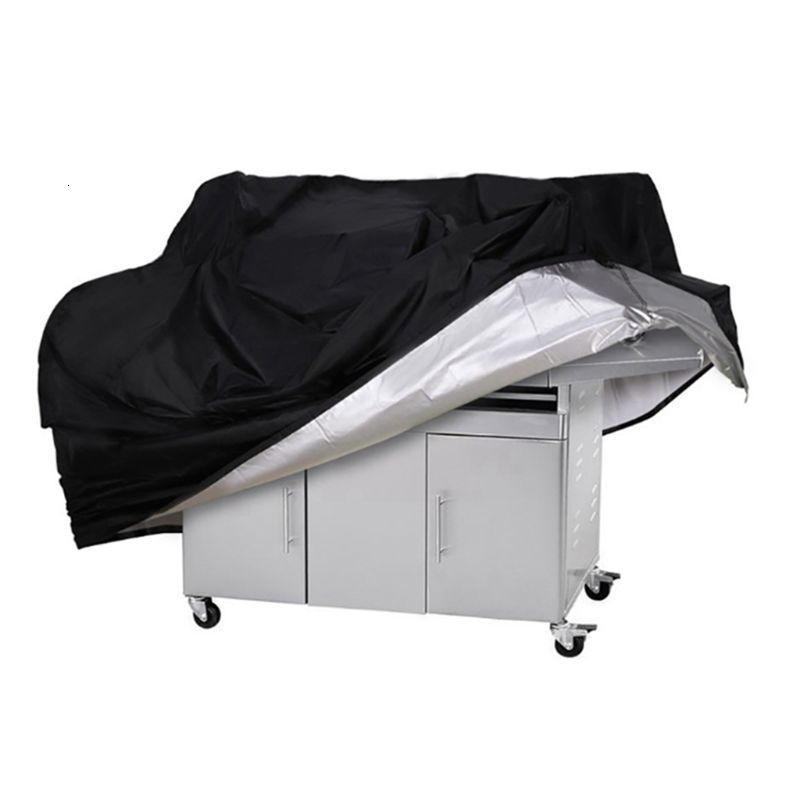 BBQ Tools Accessories Cover Outdoor Dust Waterproof Weber Heavy Duty Grill Rain Protective Barbecue Round 230114 - view 6