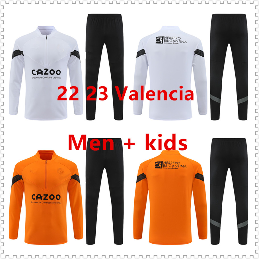 22 23 men and kids tracksuit jerseys sets 2022 2023 Valencia training tracksuits set chandal survetement
22 23 men and kids tracksuit jerseys sets 2022 2023 Valencia training tracksuits set chandal survetement