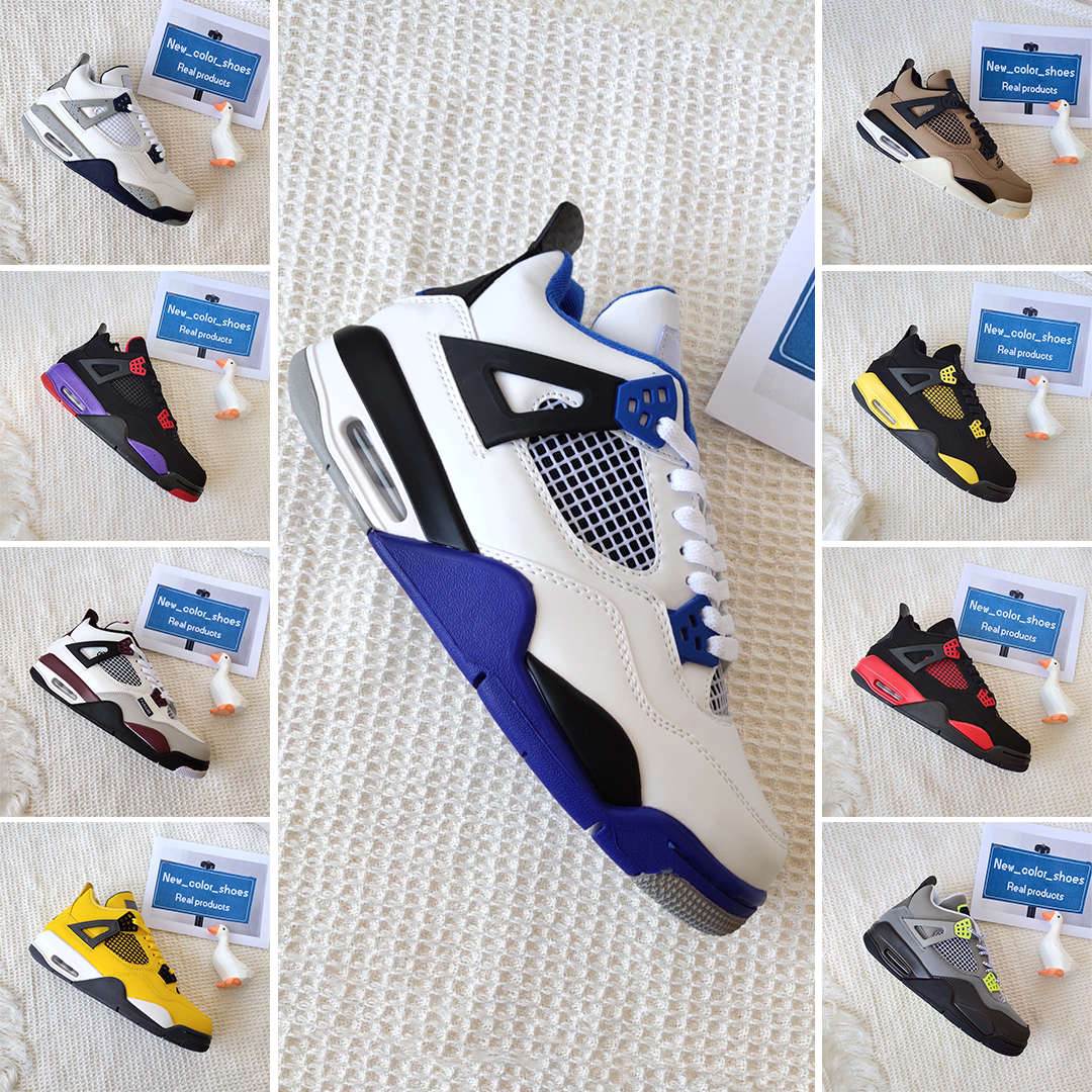 Quality 4 Retro Basketball Shoes Men Women 4s Military Black Canvas Cat Violet ore Canyon Purple Red Thunder Master White Oreo Bred Sail outdoor Sports Sneakers 5.5-13
Quality 4 Retro Basketball Shoes Men Women 4s Military Black Canvas Cat Violet ore Canyon Purple Red Thunder Master White Oreo Bred Sail outdoor Sports Sneakers 5.5-13