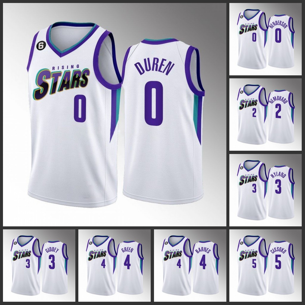 2023 Rising Star Basketball Jersey Jalen 0 Duren Mac 0 McClung Jabari 1 Smith Andrew 2 Nembhard Bones 3 Hyland Evan 4 Mobley Sidy 5 Cissoko Kenneth 6 Lofton Jr. Mojave King, 1 jabari smith
2023 Rising Star Basketball Jersey Jalen 0 Duren Mac 0 McClung Jabari 1 Smith Andrew 2 Nembhard Bones 3 Hyland Evan 4 Mobley Sidy 5 Cissoko Kenneth 6 Lofton Jr. Mojave King, 1 jabari smith