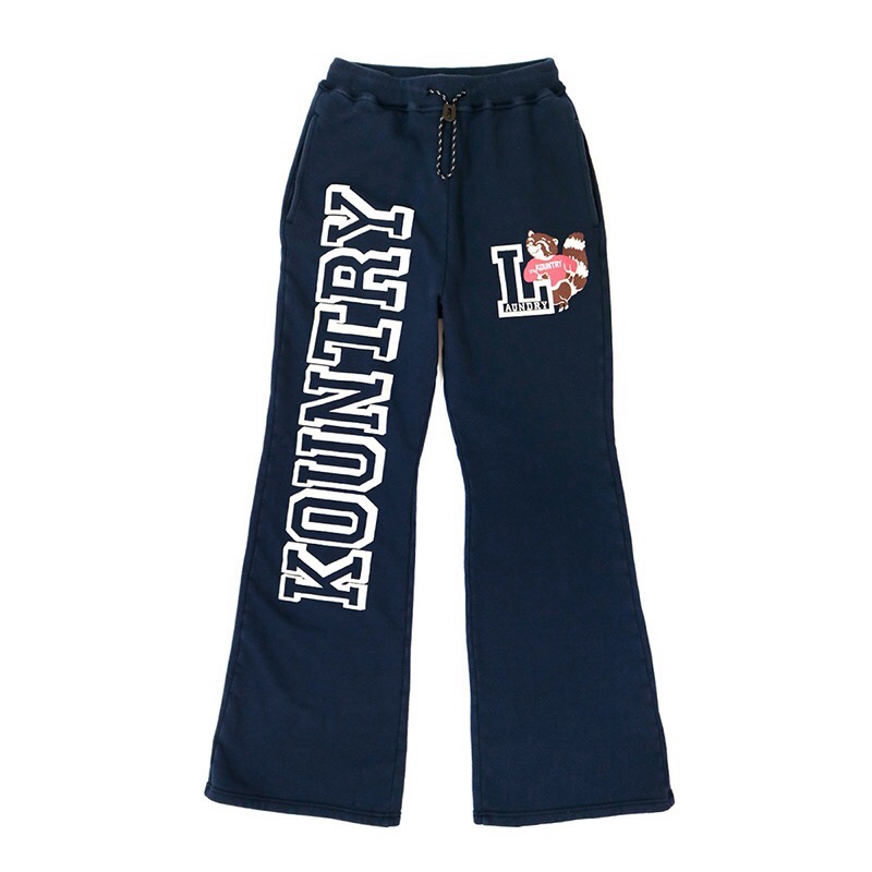 Kapital Kountry Pants Straight Trousers Flare Sweatpants Men's Sweat Women Joggers Overalls Mens Streetwear Sportswear Pant PLJL
