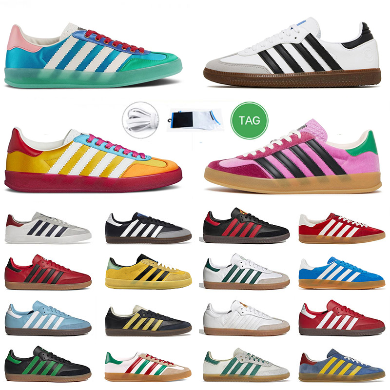 Fashion Retro Designer Shoes Originals Samba Og Vegan Gazelle Men Women Black White Gum Red Pink Velvet Tonal Color Pack Linen Plate-forme Luxury Sneakers Trainers, A3 monogram 36-45
Fashion Retro Designer Shoes Originals Samba Og Vegan Gazelle Men Women Black White Gum Red Pink Velvet Tonal Color Pack Linen Plate-forme Luxury Sneakers Trainers, A3 monogram 36-45