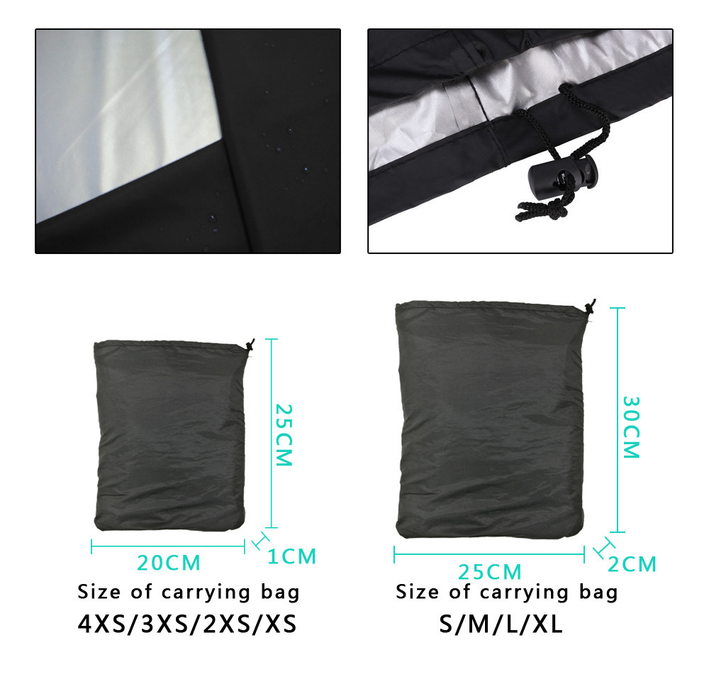 BBQ Tools Accessories Cover Outdoor Dust Waterproof Weber Heavy Duty Grill Rain Protective Barbecue Round 230114 - view 4